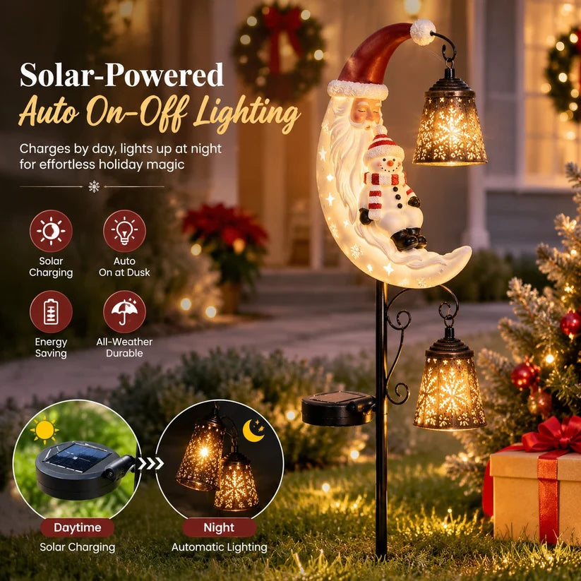 ✨✨Hot Sale 50% OFF🎄 Christmas Bell Cascade Solar Yard Light✨