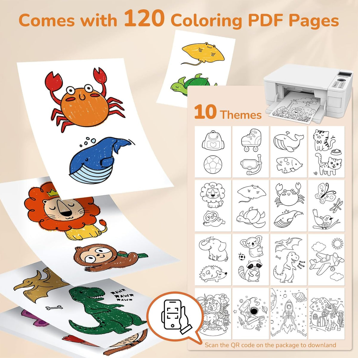 48 Color Twist Crayons for Kids | Non-Toxic Washable Silky Crayon Set