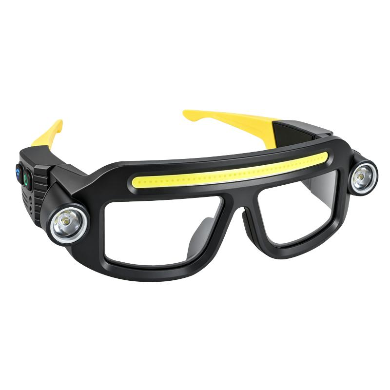 ๐Hands-Free LED Work Glasses with Wide Front Beam, Side Lights & Over-Glasses Fit๐