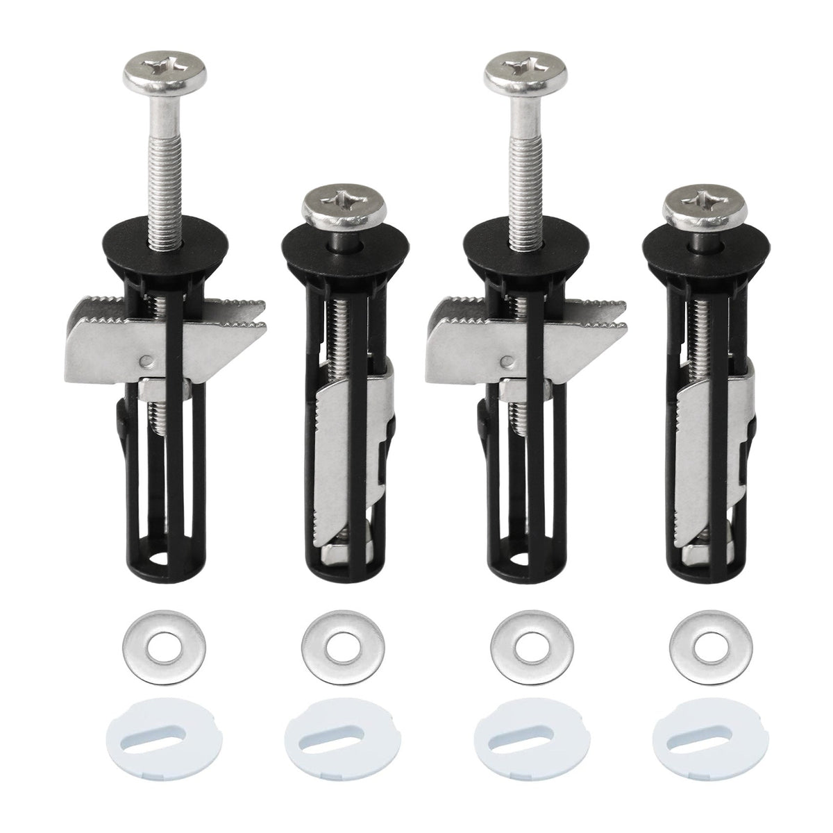 🎃Halloween Deal 50% OFF! 🔒 Universal Locking Toilet Seat Fixing Bolt – 304 Stainless Steel Quick-Lock Kit with 2 Washers