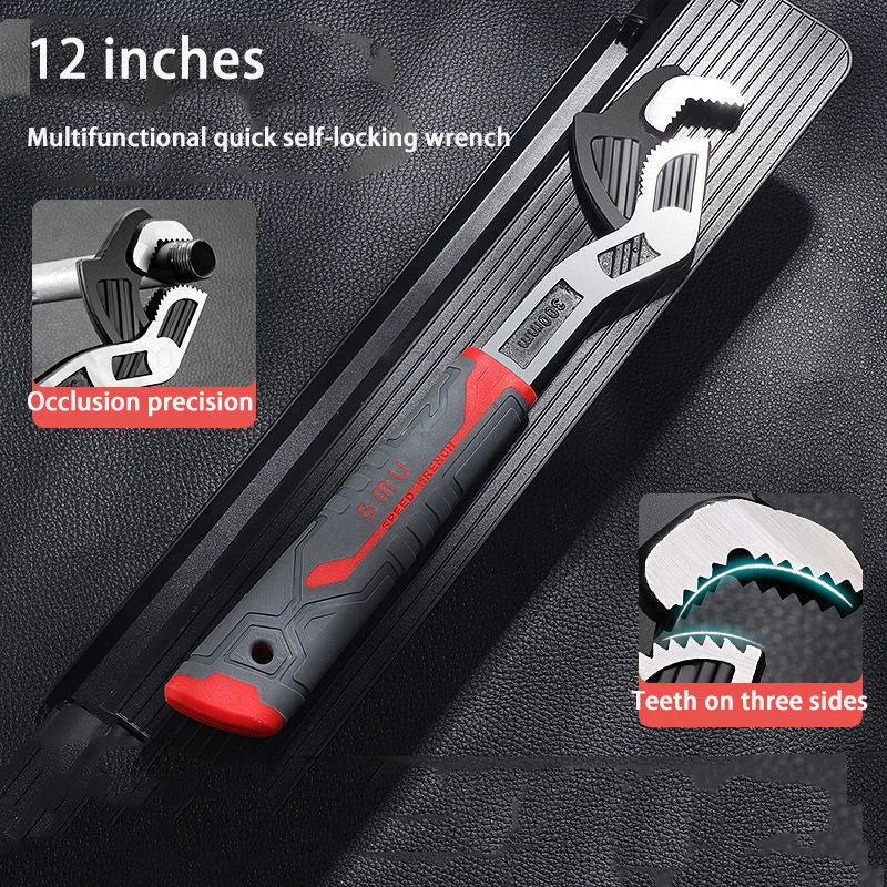 🎃Halloween Deal 50% OFF! Industrial Grade Multifunctional Self-locking Pipe Wrench Tool