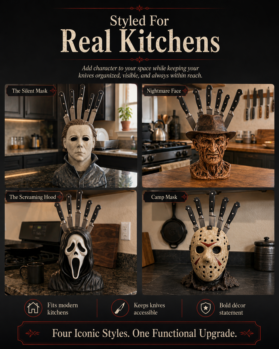 Horror Knife Holders