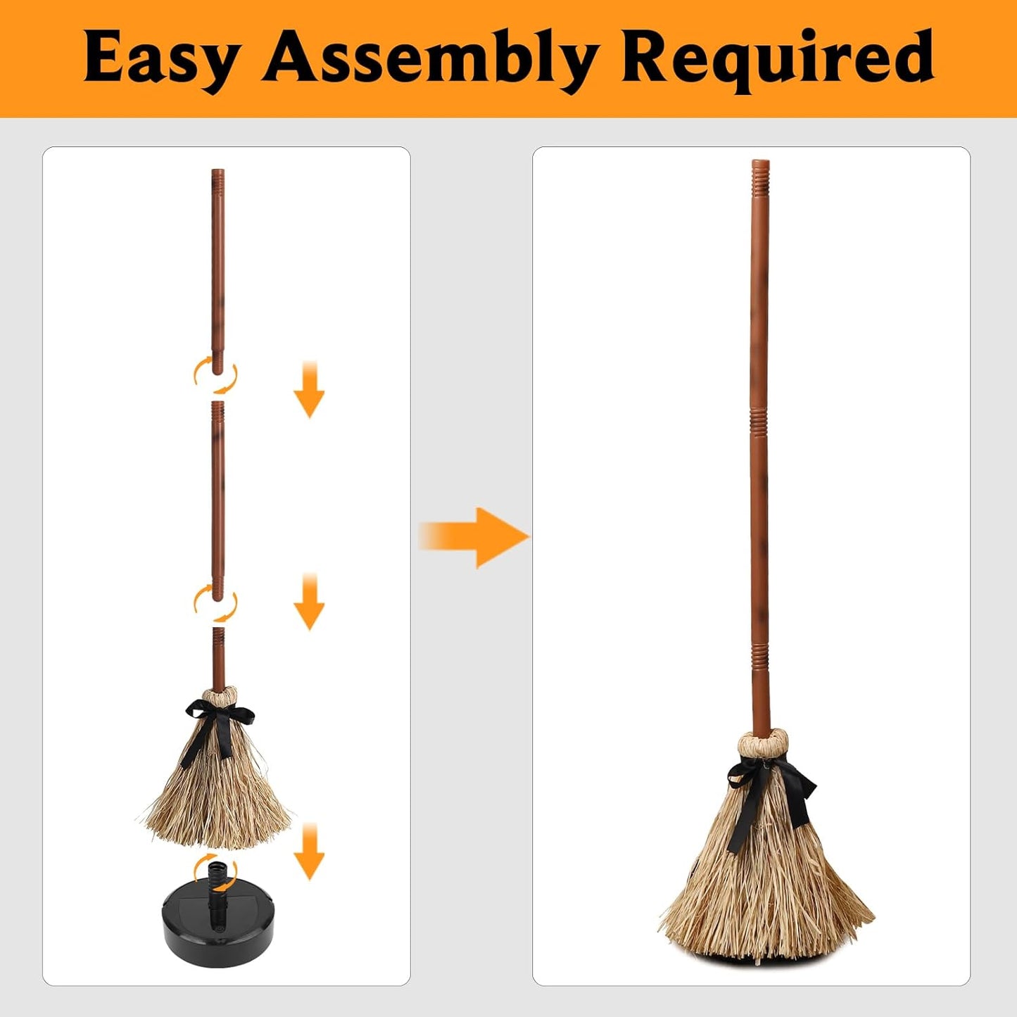 💥Halloween Sale 50% OFF🧙♀️🪄Floating Witch's Broom – Haunted Dancing Broom