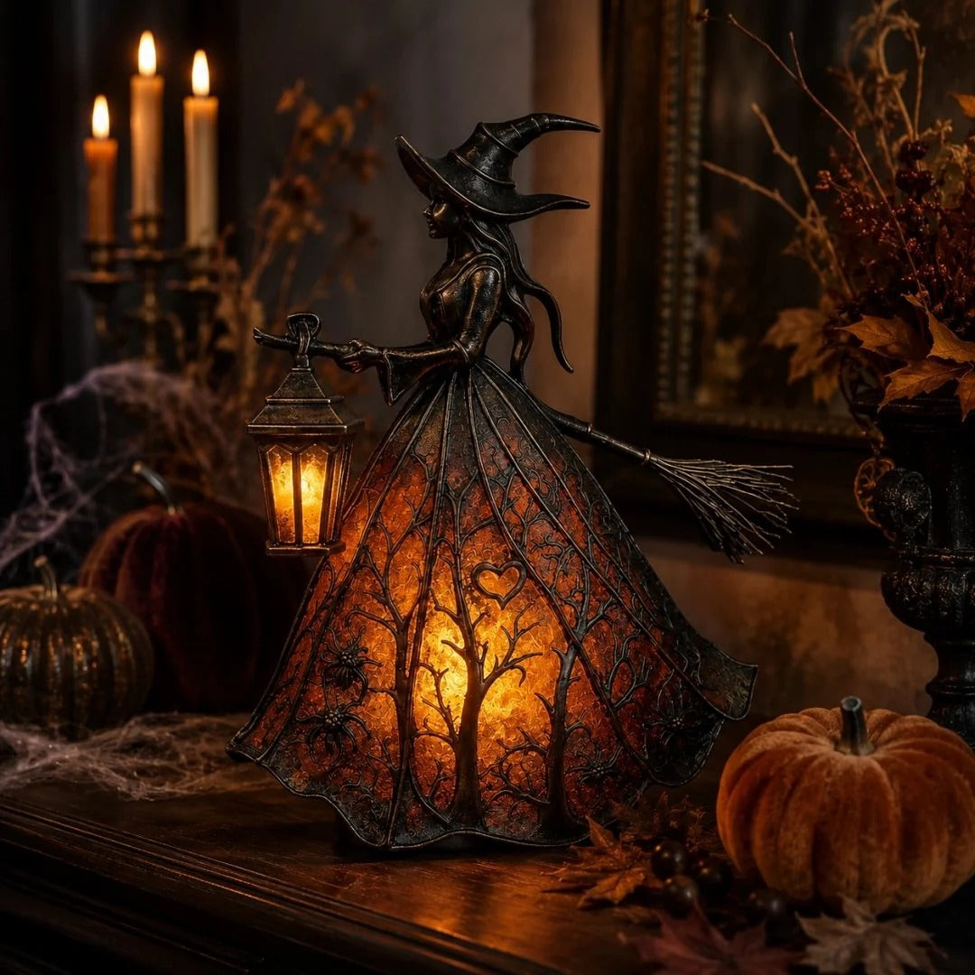 🧙♀️✨Halloween Witch Lamp Tabletop Decoration