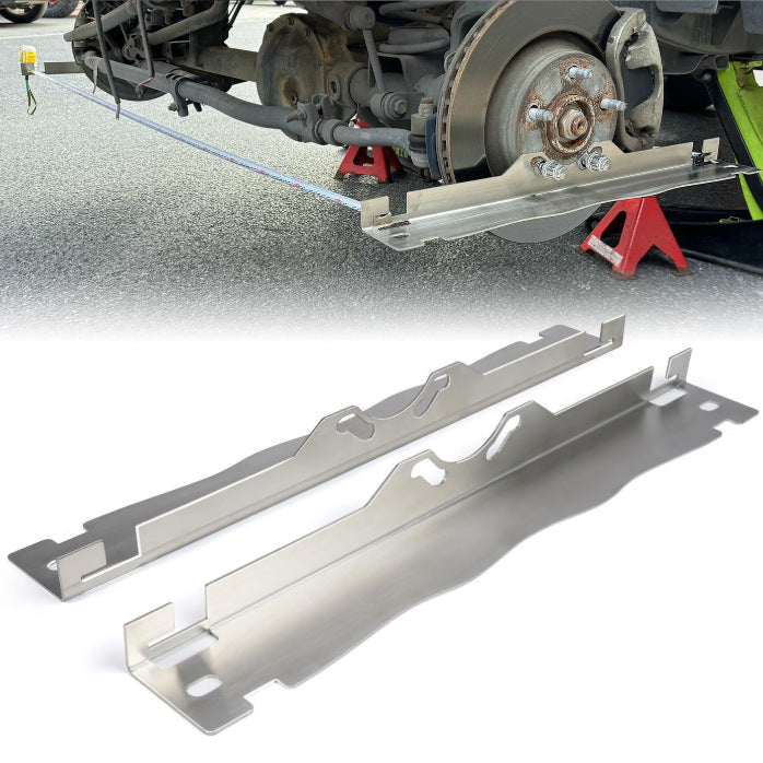 ๐ 50% OFF NOW! ๐ Wheel Alignment Tool Plate โ Stainless Steel, Anti-Fall Slots & Universal Fit โ For Precise Toe Measurements โ๏ธ