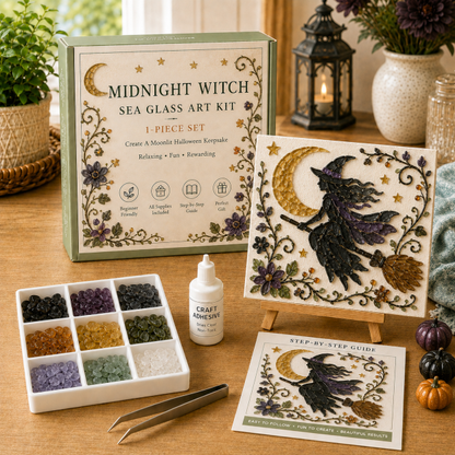 💥 Last Day 52% OFF – 🎃Halloween Sea Glass Art Kit👻