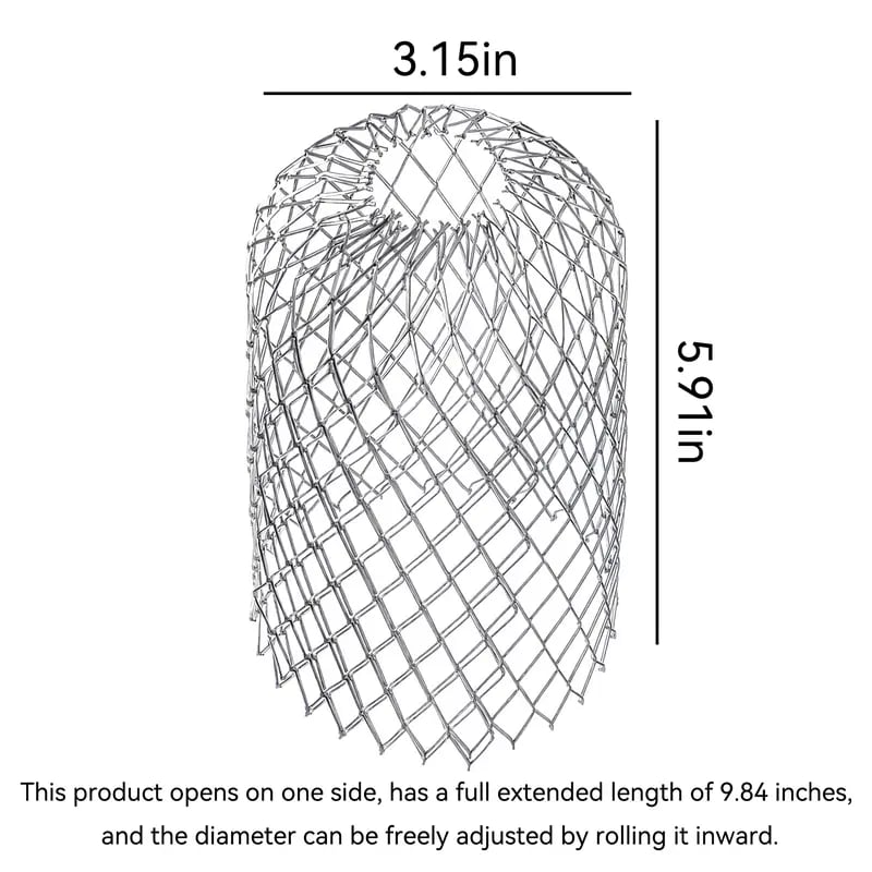 🍂 FALL FAVORITE | Expandable Gutter Leaf Strainer – Helps Block Leaves, Pine Needles & Roof Debris