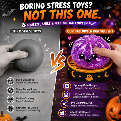 🔥 55% OFF TODAY 🎃 Halloween Steamed Bun Squishy Mystery Box Toy