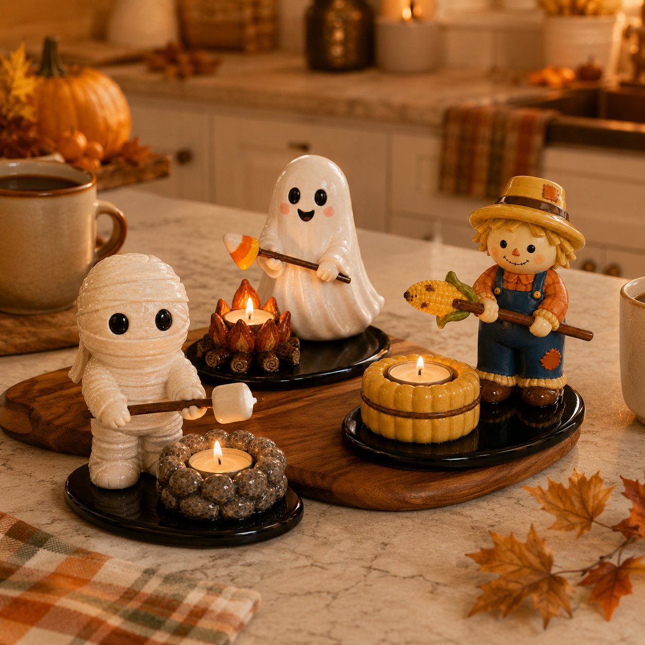 🔥LAST DAY 42% OFF💥Halloween Campfire Tealight Holder