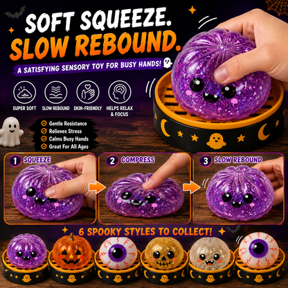🔥 55% OFF TODAY 🎃 Halloween Steamed Bun Squishy Mystery Box Toy