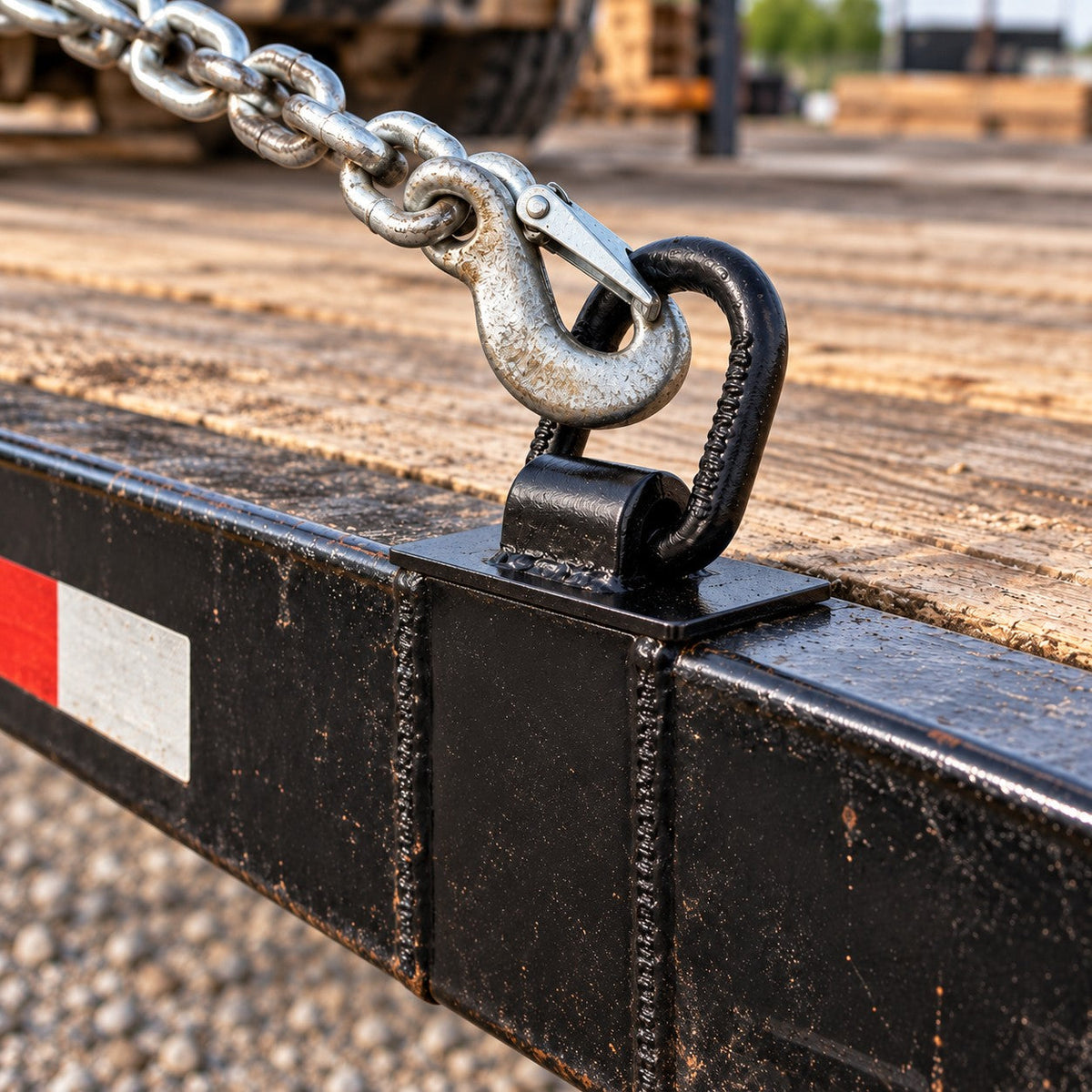Removable Trailer Stake Pocket D-Ring Tie-Down Anchors