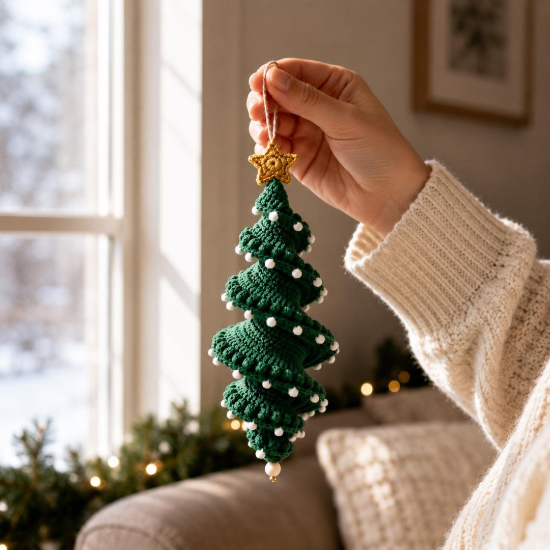 🔥Last Day 49% OFF ✨Crochet Snowman Spiral Ornament DIY Kit