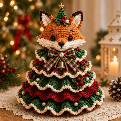 🎄Crochet Animal Christmas Tree DIY Kit