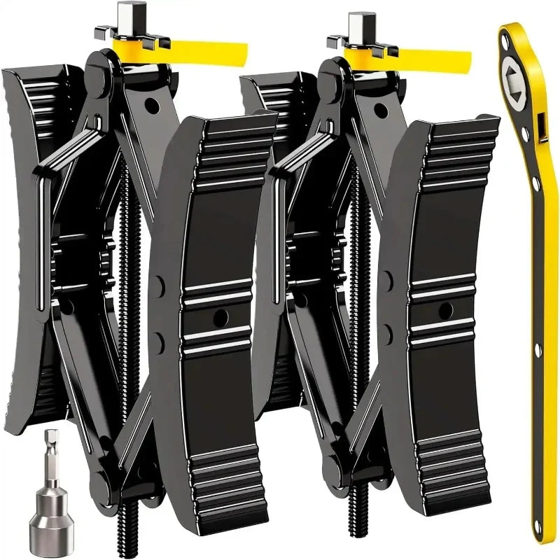 LELUMP™ RV Tire Stabilizer – X-Shaped Dual Tire Chock for Travel Trailers, Motorhomes & Campers