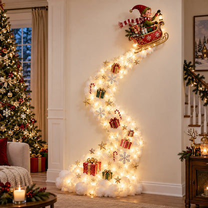 🎅 49% OFF Today Only ✨ Christmas Magic Trail Wall Light for a Festive Glow