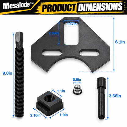 🎃Halloween Deal 50% OFF! Mesalode™ Heavy-Duty Wheel Hub Removal Tool Kit – 5, 6 & 8 Lug Hub Puller for Cars & Trucks
