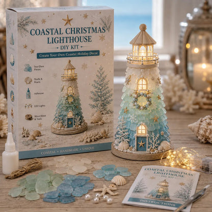 ⏳ Last Day 49% OFF – 🌊 Beginner-Friendly DIY Lighted Sea Glass💕