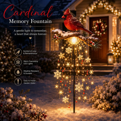 ✨✨Hot Sale 50% OFF🎄 Christmas Bell Cascade Solar Yard Light✨