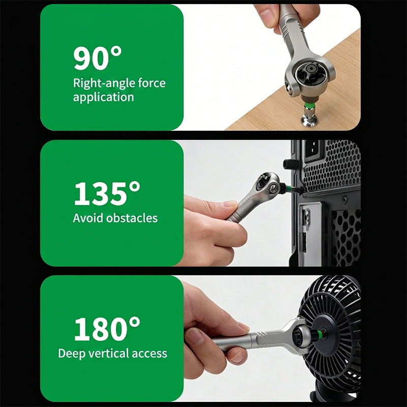 40-in-1 Magnetic Mini Ratchet Screwdriver Set for Tight Spaces 🔧