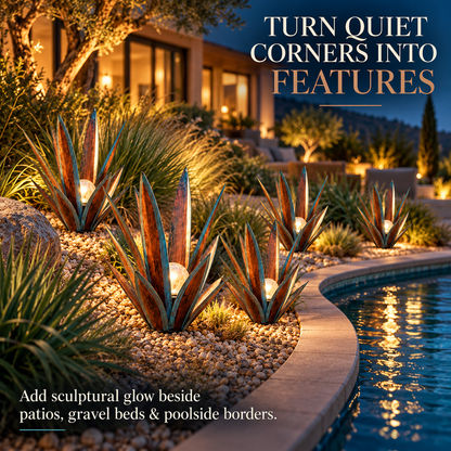 🔥LAST DAY 50% OFF✨Glowing Solar Agave Garden Light🌿