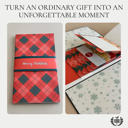 ⏰LAST DAY 50% OFF - 2026 New 🎅💳 (4PCS）Waterfall Christmas Gift Card Booklet ✨