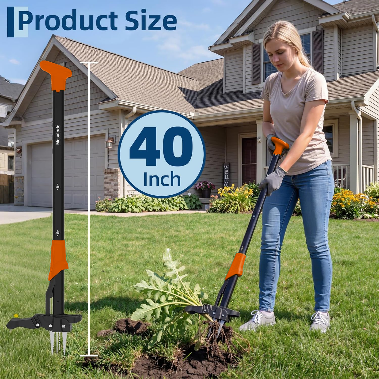 Rip Weeds Out by the Root — Standing Straight Up No bending. No kneeling. No chemicals. Just step, grip, and eject — and the weeds don't come back.