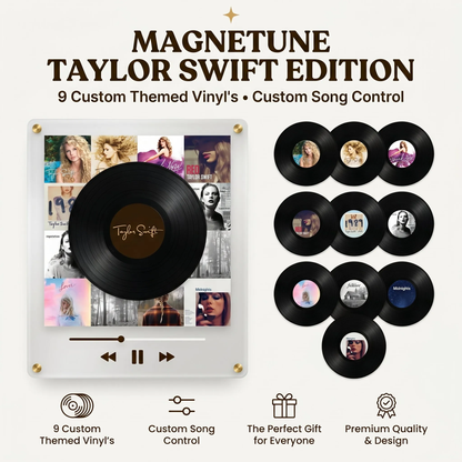🎤 Iconic Pop Star NFC Fridge Magnet Music Player | Retro Vinyl Style Decor 🎵