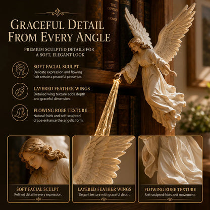 🔥Heavenly Guardian — Angel Beam Bookshelf Decor