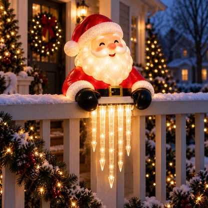 🔥 Today 52% OFF - WinterGlow Snowman Icicle Light Decor