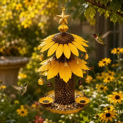 Christmas Tree Bird Feeder 🎄 Festive Backyard Holiday Decor