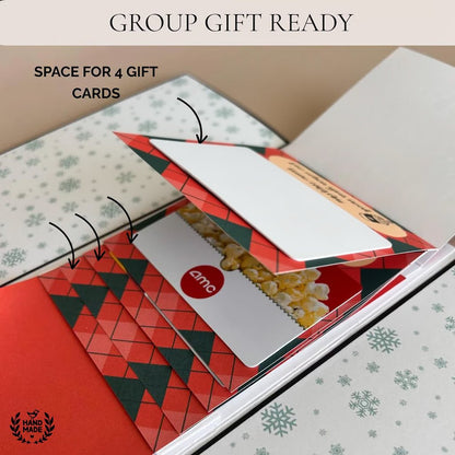 ⏰LAST DAY 50% OFF - 2026 New 🎅💳 (4PCS）Waterfall Christmas Gift Card Booklet ✨