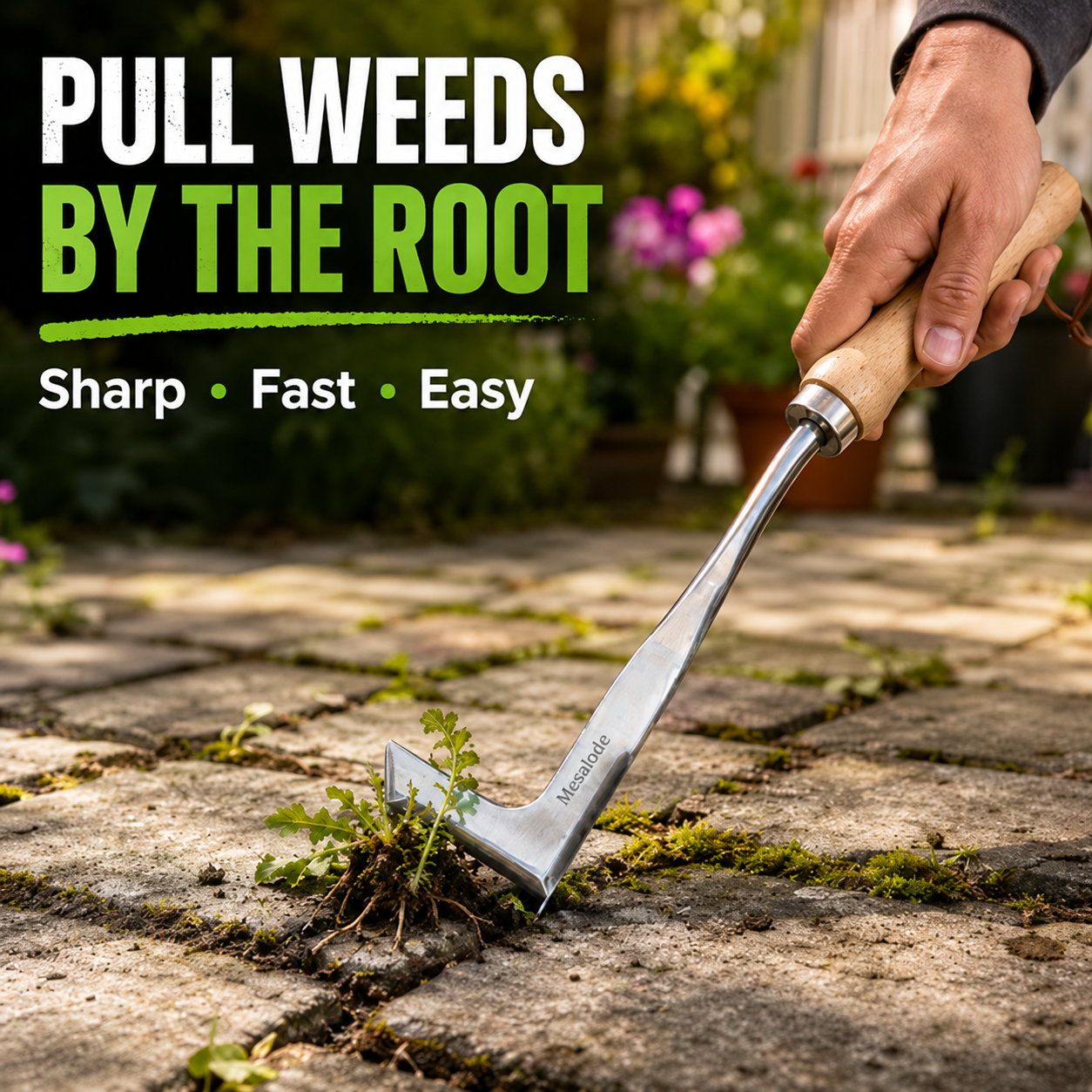 🌿 Crack Weeder Tool – Razor-Sharp Stainless Steel Weed Remover