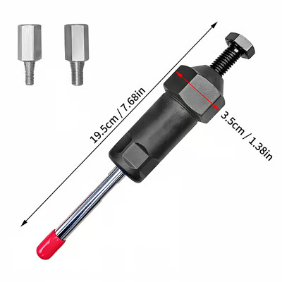 LELUMP™ Heavy-Duty Grease Fitting Cleaner – 600 PSI High-Pressure Grease Gun Unclogging Tool with M6/M8/M10 Adapters🔧