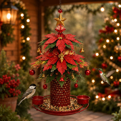 🎁🍂Christmas Tree Bird Feeder🎄Festive Backyard Holiday Decor