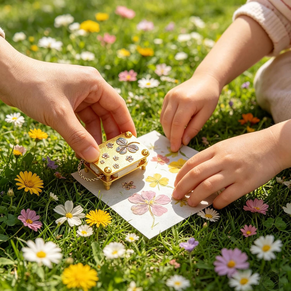 Mini Flower Press Kit with 20 Sheets