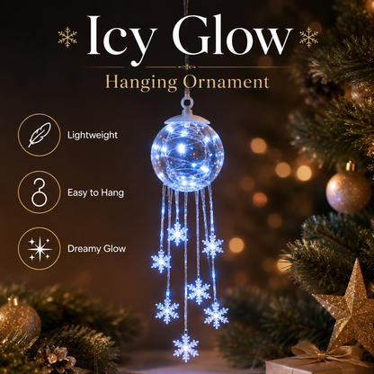 Winter Magic Snowflake Cascad – LED Hanging Christmas Ornament❄️
