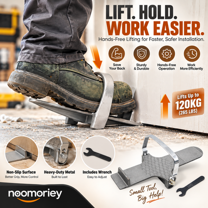 🚪 Panel Lifter – Foot-Powered Installation Tool