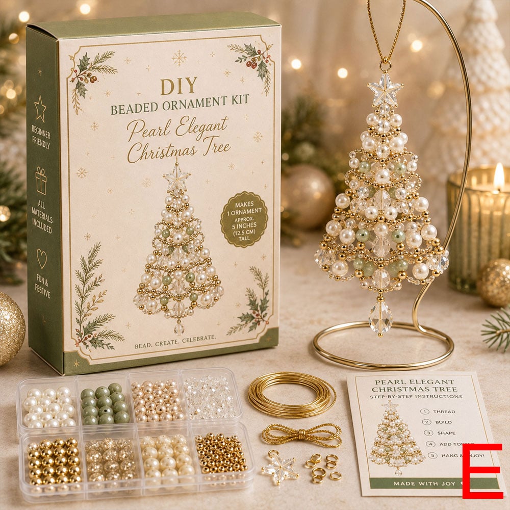 🔥 LAST DAY 49% OFF🔥DIY Christmas Tree Beaded Ornament Kit