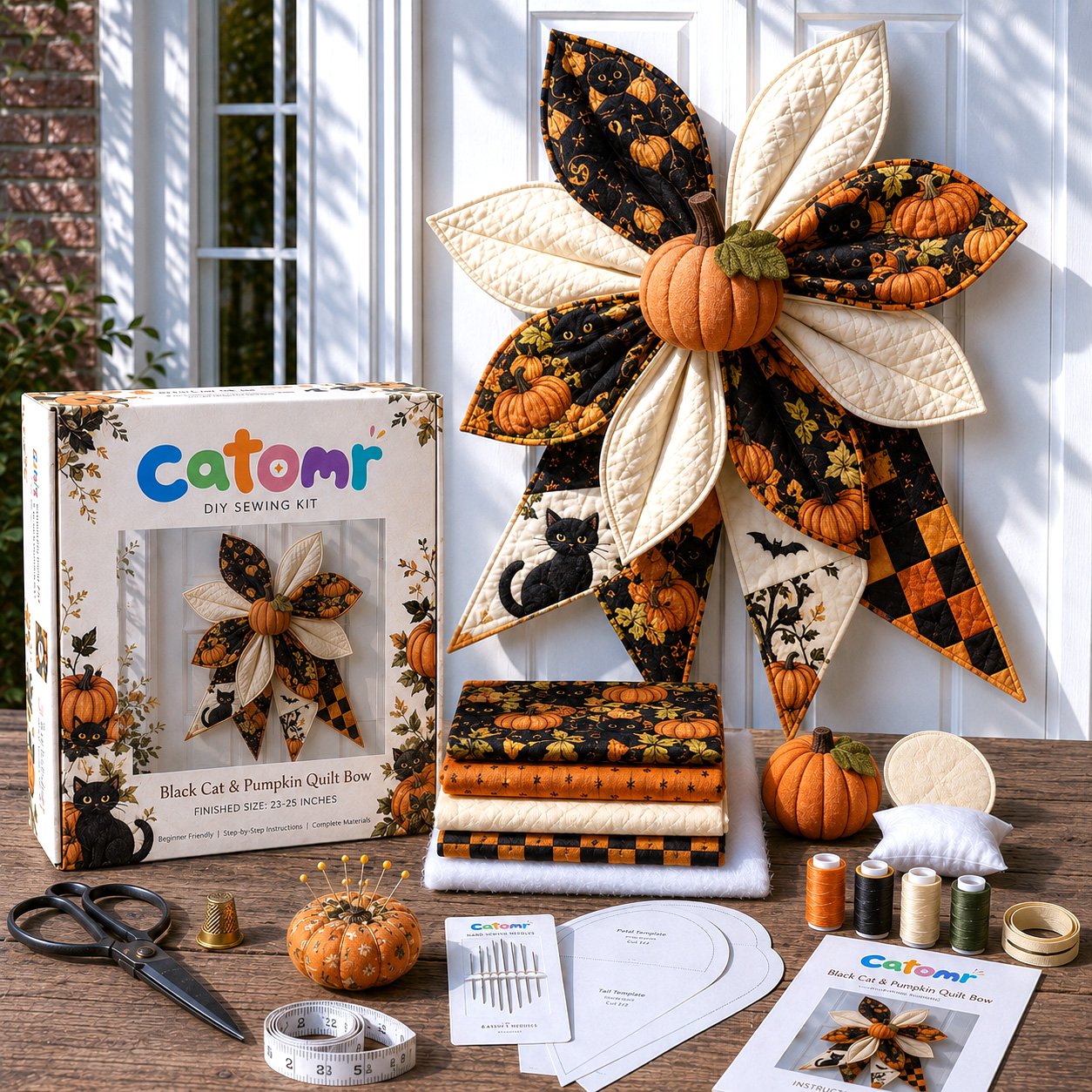 🔥Last Day 50% OFF- Large Patchwork Bow Sewing Kit 💕