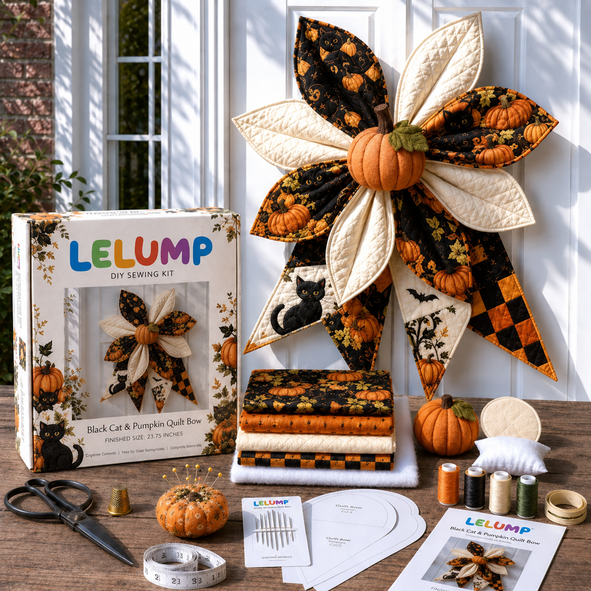 🔥Last Day 50% OFF- Large Patchwork Bow Sewing Kit 💕