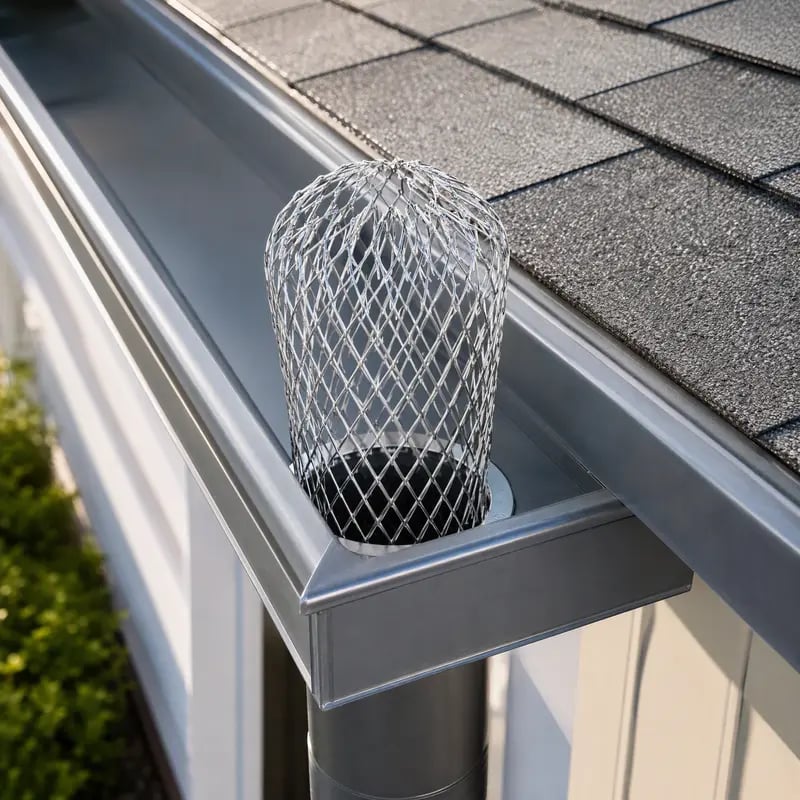 🍂 FALL FAVORITE | Expandable Gutter Leaf Strainer – Helps Block Leaves, Pine Needles & Roof Debris
