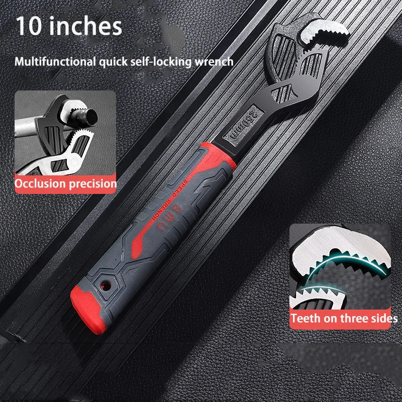 🎃Halloween Deal 50% OFF! Industrial Grade Multifunctional Self-locking Pipe Wrench Tool