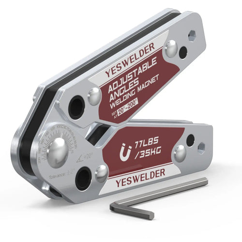 🧲 Adjustable-Angle Welding Magnet – 48 or 77 lb