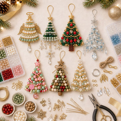 🔥 LAST DAY 49% OFF🔥DIY Christmas Tree Beaded Ornament Kit
