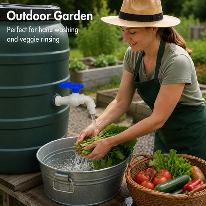 💧 Rain Barrel Spigot Kit – Easy DIY Water Barrel Faucet Set