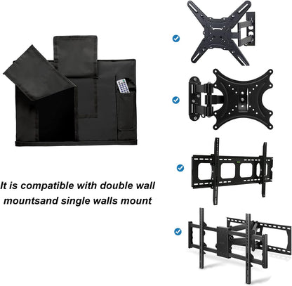 🎃Halloween Deal 50% OFF! Mesalode™ Outdoor TV Cover 36 to 85 inch Weatherproof and Waterproof