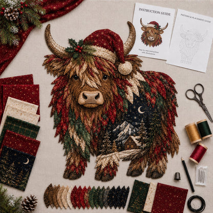 🔥Last Day 49% OFF - 🎄🎅Christmas Woodland Wildlife DIY Patchwork Kit – ✨Create a Festive Handmade Keepsake (📦Buy 2 Free Shipping)