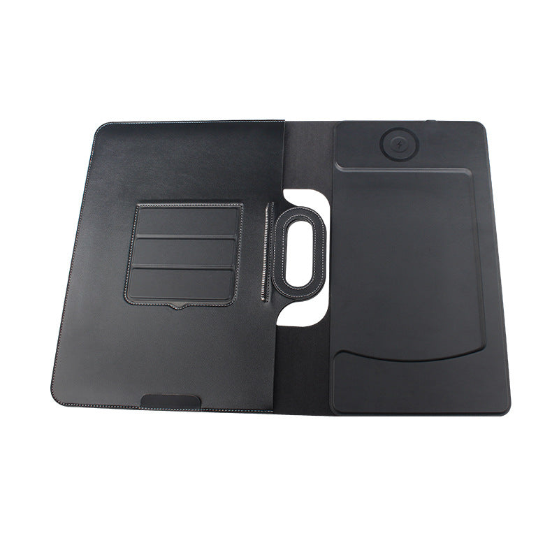 Multifunctional Magnetic Wireless Charging Briefcase for 16-Inch Business Laptops