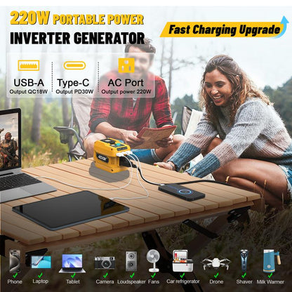🔋 Portable Power Inverter for Tool Batteries