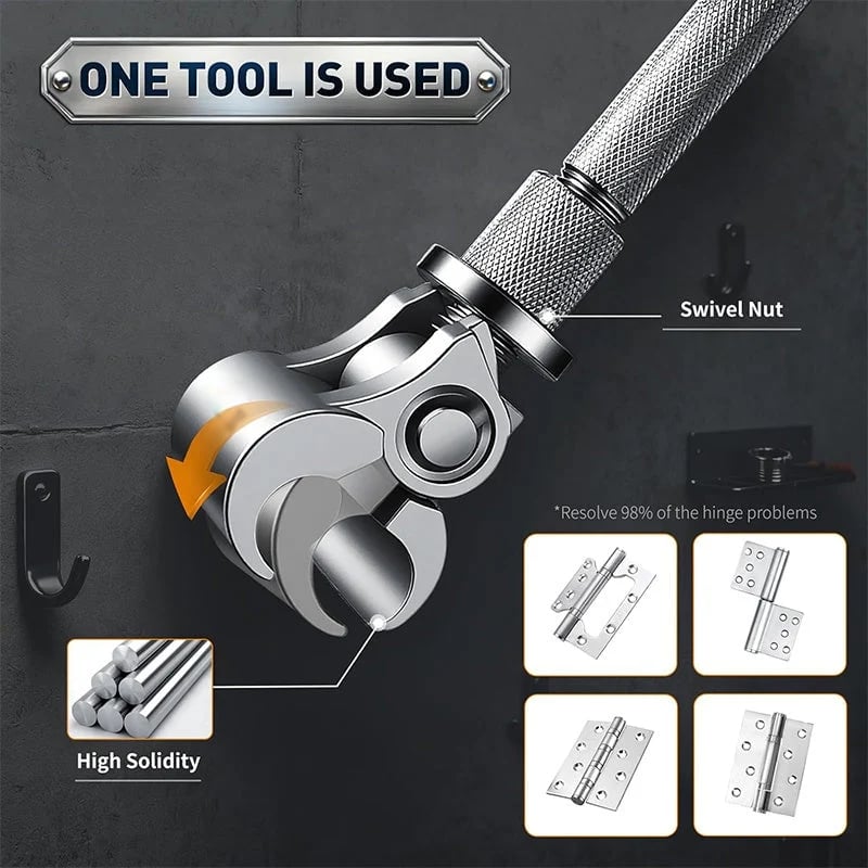LELUMP™ Adjustable Door Hinge Wrench – Precision Alignment & Adjustment Tool
